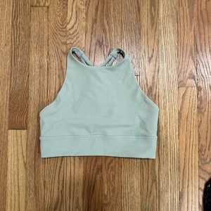Pale Sage Green Lululemon Sports Bra B/C Cup Sz 8